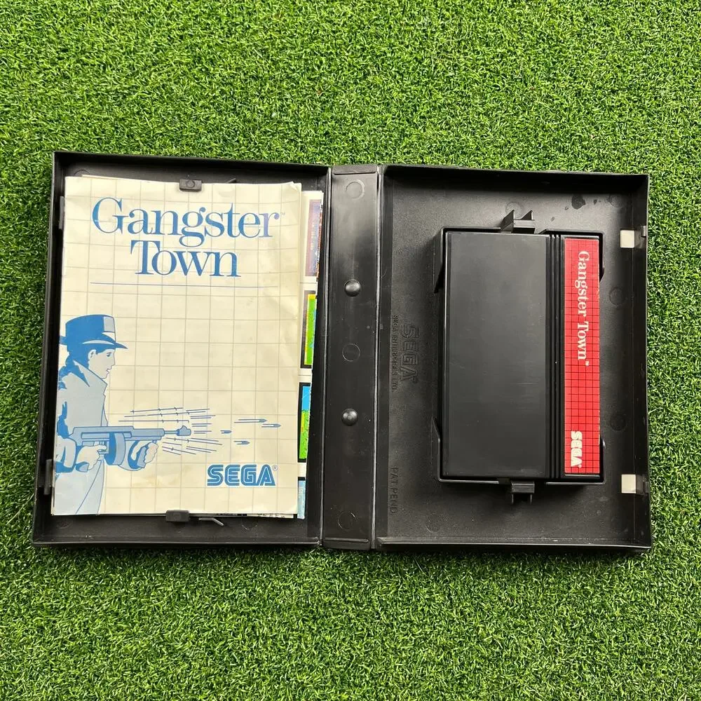 Gangster Town (Sega Master System 1987) Tested CIB